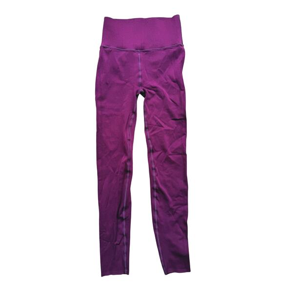 Fabletics SculptKnit High-Waisted Legging Eggplant Purple S Performance Active - Picture 3 of 6